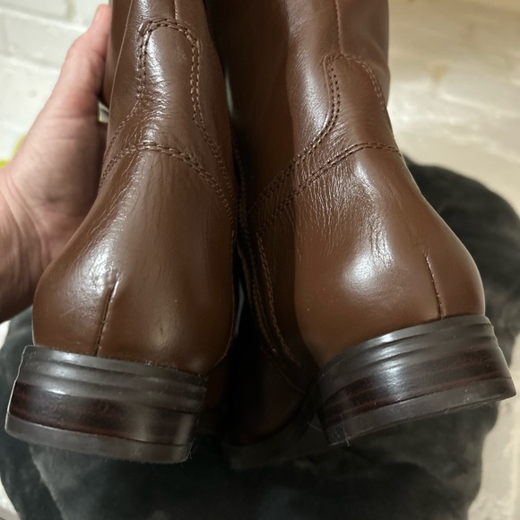 NWT Enzo Angiolini Ellerby Brown Boots 7 1/2 - Picture 8 of 9